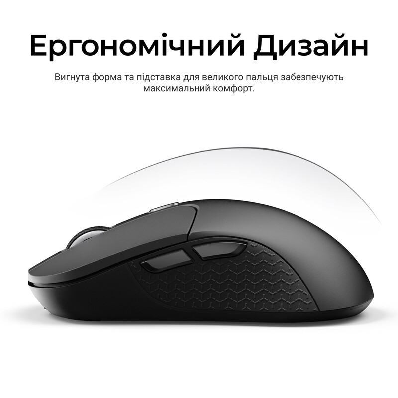 Миша бездротова Keychron M3 WL Black (M3-A23)