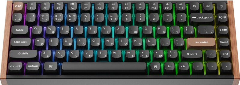 Клавиатура беспроводная Keychron K2 HE Magnetic Switch Black RGB (K2H-F1-UA)