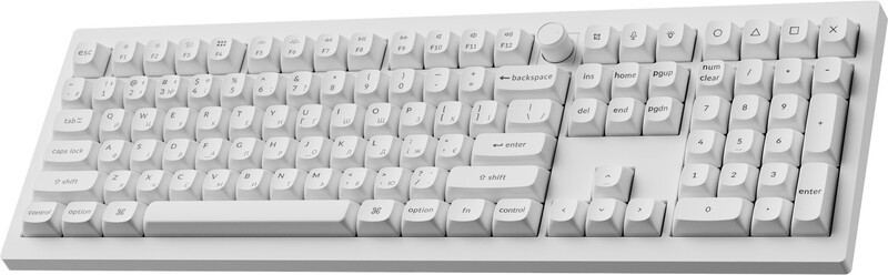 Клавіатура бездротова Keychron V6 Ultra Keychron Red Switch White RGB (V6U-F1-UA)