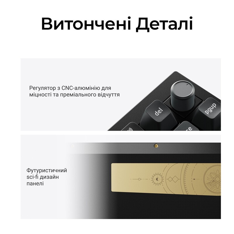 Клавіатура бездротова Keychron Q1 Ultra Keychron Red Switch Black RGB (Q1U-M1-UA)