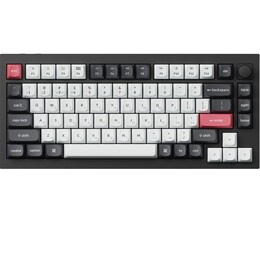 Клавіатура бездротова Keychron Q1 HE Magnetic Switch Black RGB (Q1H-M1-UA)