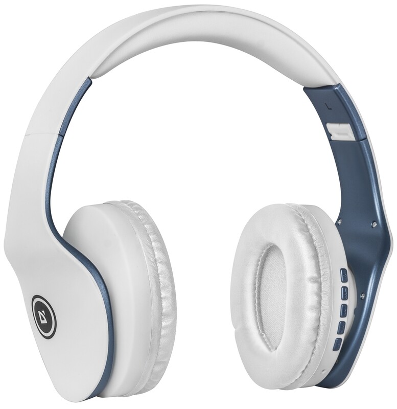 Bluetooth-гарнитура Defender FreeMotion B525 White/Blue (63526)