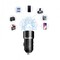 Фото - Автомобільний зарядний пристрій SkyDolphin SZ02V Aluminium (2USB, 2.4A) Black (AZP-000073) + кабель microUSB_бн | click.ua