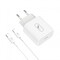 Фото - Мережевий зарядний пристрій SkyDolphin SC38T (1USBx2.4A) White (MZP-000183) + кабель USB Type-C_бн | click.ua
