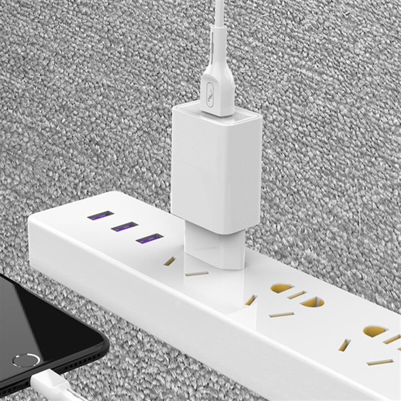 Зарядний пристрій SkyDolphin SC36V (1USB, 2.4A) White (MZP-000118) + кабель microUSB_бн