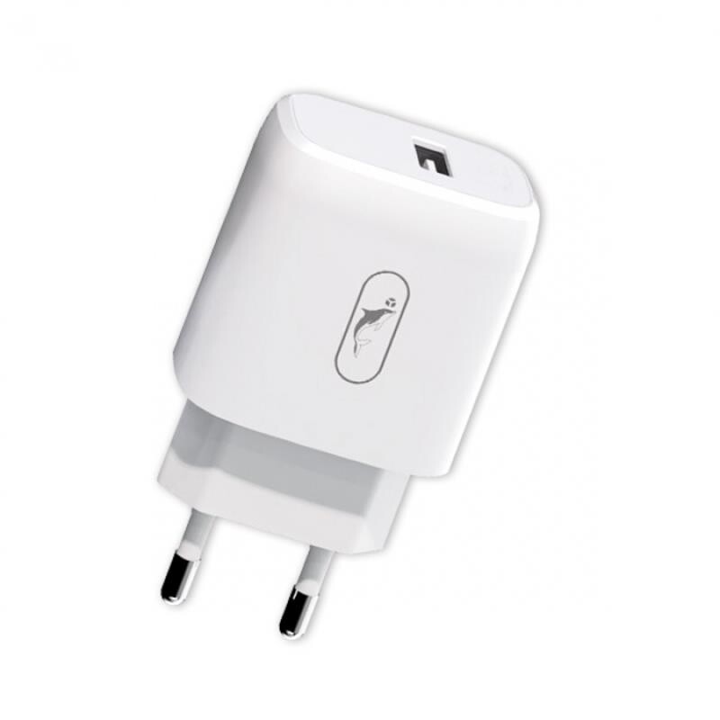 Зарядний пристрій SkyDolphin SC22E (1USB, 2.1A) White (MZP-000157)_бн