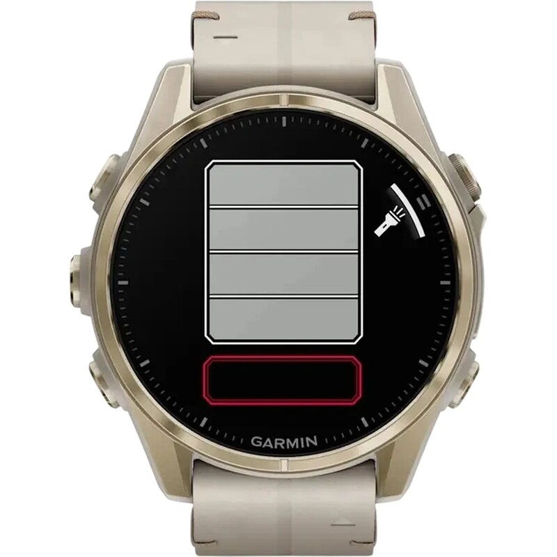 Смарт-часы Garmin Fenix 8 43mm AMOLED Sapphire Soft Gold with Limestone Leather Band (010-02903-40)