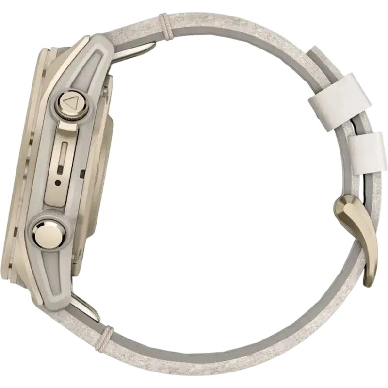 Смарт-часы Garmin Fenix 8 43mm AMOLED Sapphire Soft Gold with Limestone Leather Band (010-02903-40)