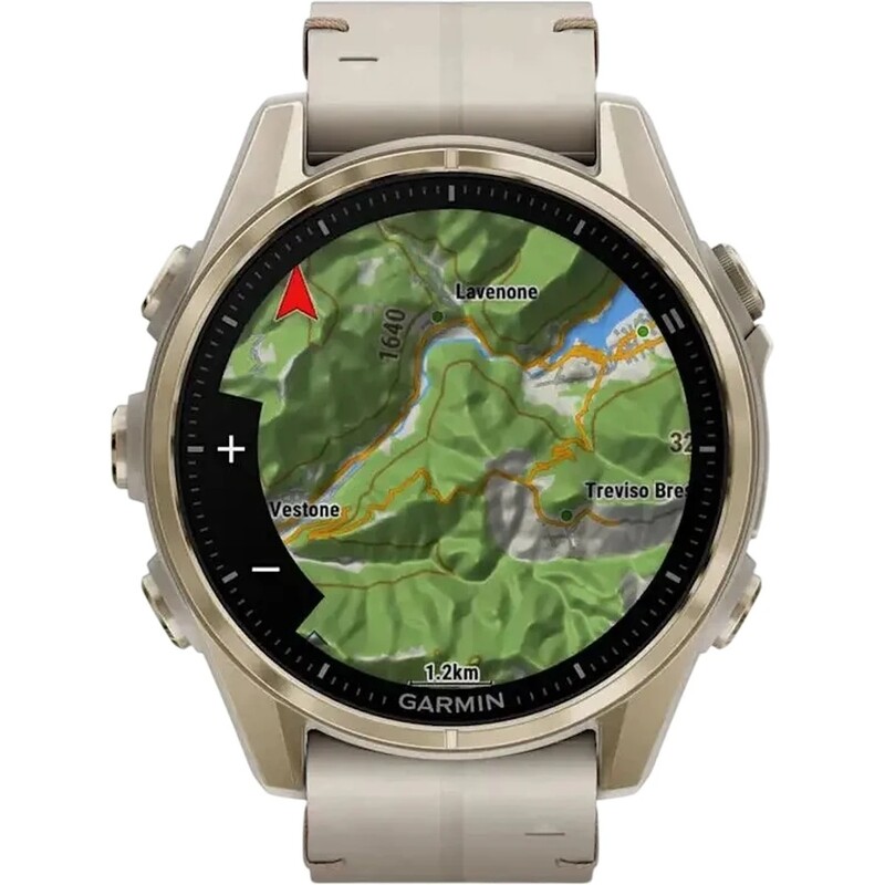 Смарт-часы Garmin Fenix 8 43mm AMOLED Sapphire Soft Gold with Limestone Leather Band (010-02903-40)