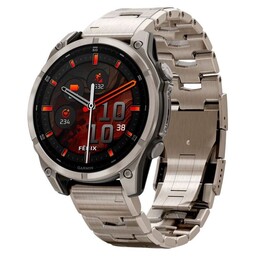 Смарт-годинник Garmin Fenix 8 47mm AMOLED Sapphire Titanium with Vented Titanium Bracelet (010-02904-40)