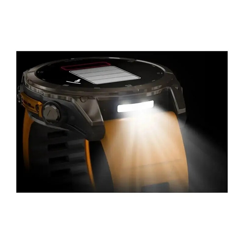 Смарт-часы Garmin Fenix 8 47mm AMOLED Sapphire Titanium with Spark Orange/Graphite Silicone Band (010-02904-11)