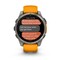 Фото - Смарт-часы Garmin Fenix 8 47mm AMOLED Sapphire Titanium with Spark Orange/Graphite Silicone Band (010-02904-11) | click.ua