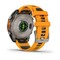 Фото - Смарт-часы Garmin Fenix 8 47mm AMOLED Sapphire Titanium with Spark Orange/Graphite Silicone Band (010-02904-11) | click.ua