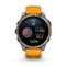 Фото - Смарт-часы Garmin Fenix 8 47mm AMOLED Sapphire Titanium with Spark Orange/Graphite Silicone Band (010-02904-11) | click.ua