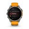 Фото - Смарт-часы Garmin Fenix 8 47mm AMOLED Sapphire Titanium with Spark Orange/Graphite Silicone Band (010-02904-11) | click.ua