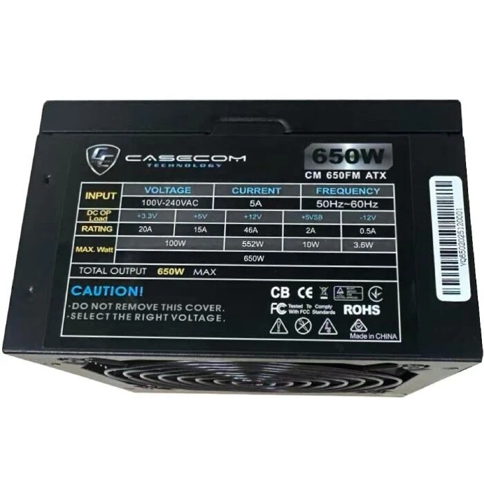 Блок живлення CaseCom CM 650FM ATX 650W
