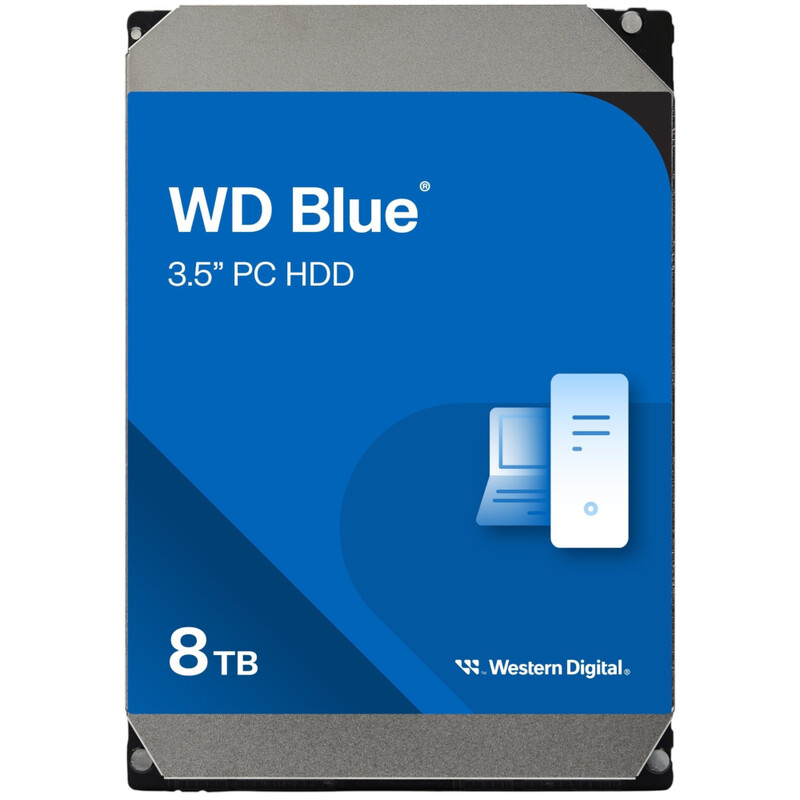 Накопичувач HDD SATA 8.0TB WD Blue 5640rpm 256MB (WD80EAAZ)