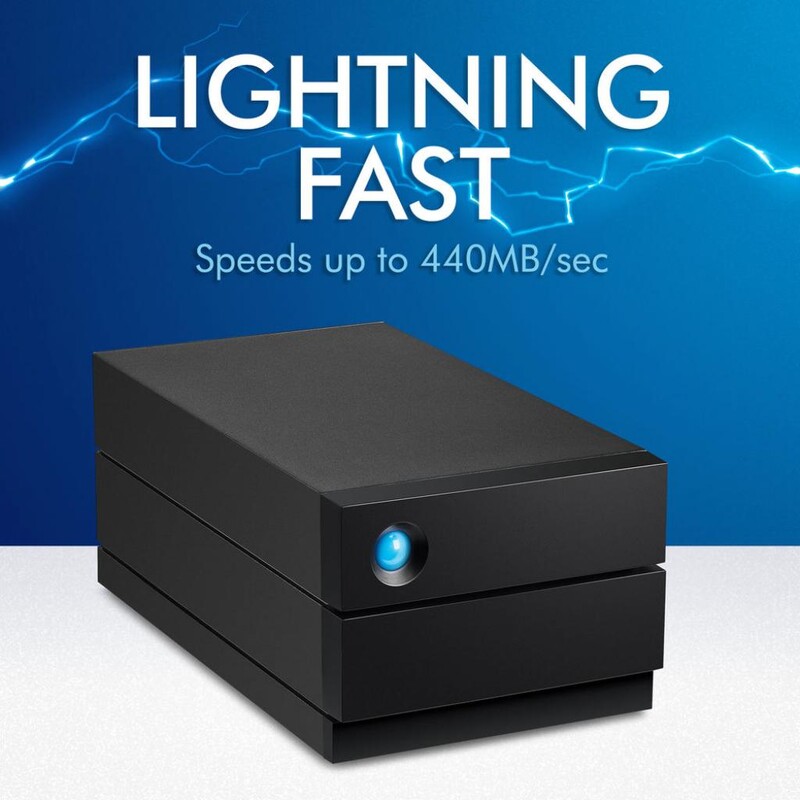 Зовнішній жорсткий диск 3.5" USB 8.0TB LaCie Black (STHJ8000800)