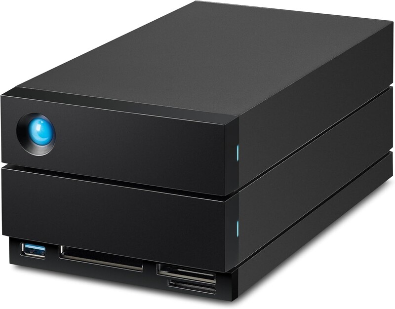 Зовнішній жорсткий диск 3.5" USB 28TB LaCie 2big Dock Black (STLG28000400)