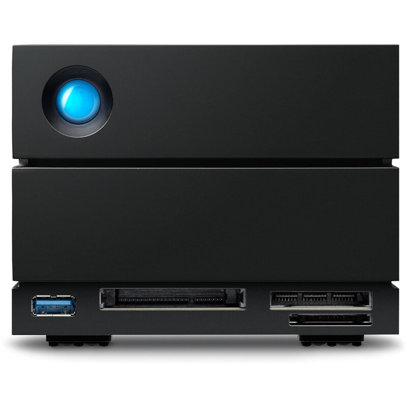 Зовнішній жорсткий диск 3.5" USB 28TB LaCie 2big Dock Black (STLG28000400)