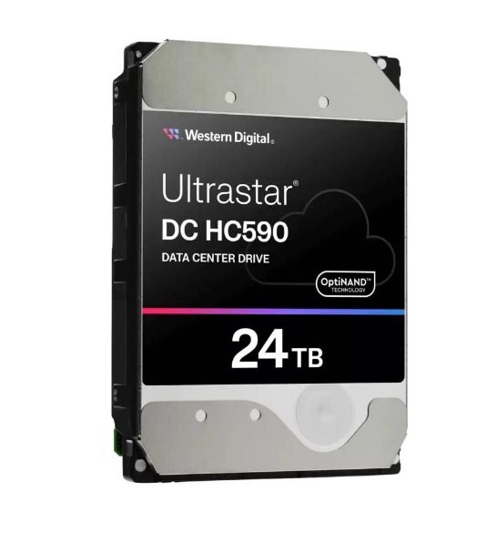 Накопичувач HDD 3.5" SATA 24TB WD Ultrastar DC HC590 7200rpm (WUH722624ALE6L4)