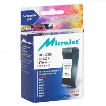 Картридж MicroJet (HC-05) HP HP DJ 850C/1100C/1600C (№45) Black