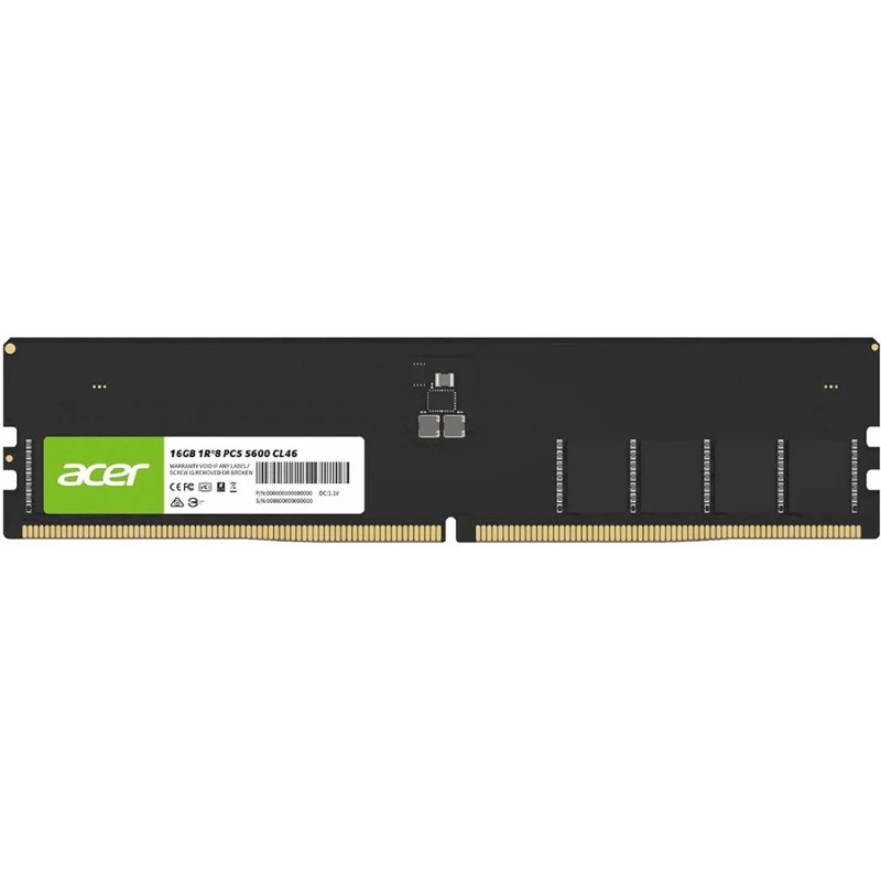 Модуль пам`ятi DDR5 16GB/5600 Acer UD200 Black (BL.9BWWA.422)