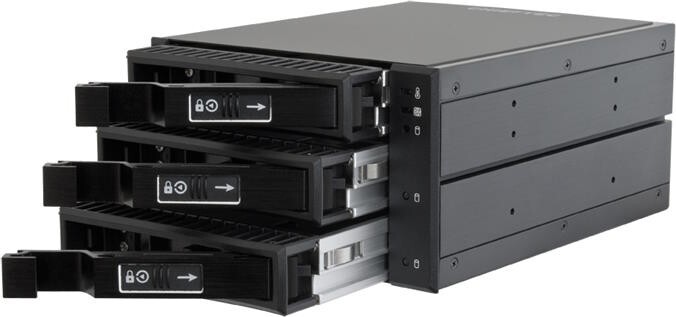 Бекплейн Chieftec Hot-Swap Aluminium 2x5.25"/3x3.5" SATA (CBP-2131SAS)
