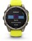 Фото - Смарт-годинник Garmin Fenix 8 47mm Sapphire Solar Titanium with Amp Yellow/Graphite Silicone Band (010-02906-21) | click.ua