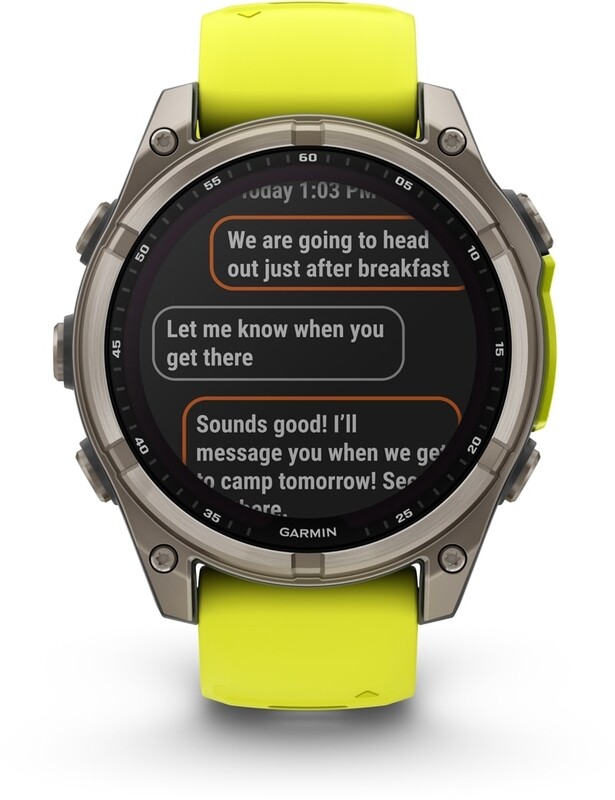 Смарт-годинник Garmin Fenix 8 51mm Sapphire Solar Titanium with Amp Yellow/Graphite Silicone Band (010-02907-21)
