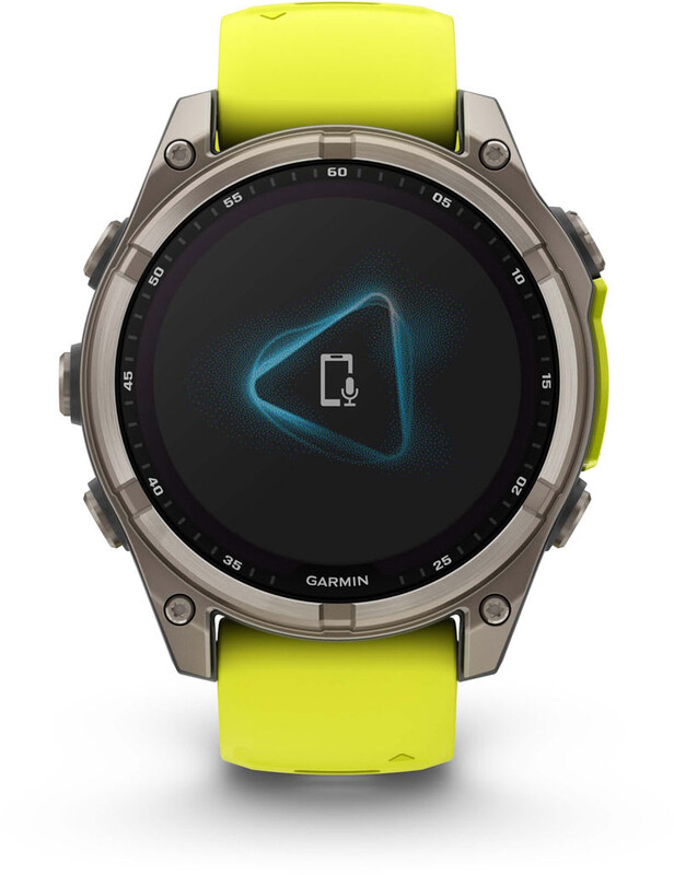 Смарт-годинник Garmin Fenix 8 51mm Sapphire Solar Titanium with Amp Yellow/Graphite Silicone Band (010-02907-21)