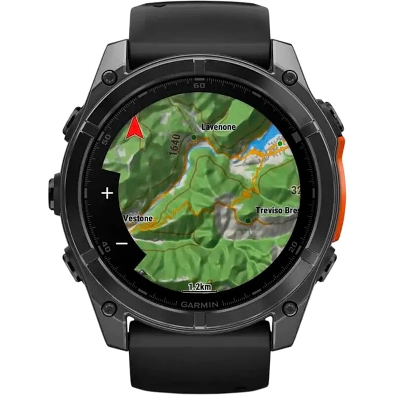 Смарт-часы Garmin Fenix 8 51mm AMOLED Slate Gray with Black Silicone Band (010-02905-00)