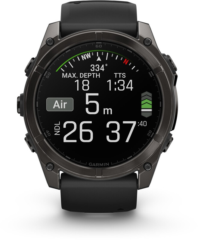 Смарт-часы Garmin Fenix 8 51mm AMOLED Sapphire Carbon Grey DLC with Black and Pebble Grey Silicone Band (010-02905-21)