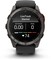 Фото - Смарт-годинник Garmin Fenix 8 51mm MicroLED Sapphire Titanium Carbon Gray with Black and Pebble Grey Silicone Band (010-03380-05) | click.ua