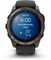 Фото - Смарт-годинник Garmin Fenix 8 51mm MicroLED Sapphire Titanium Carbon Gray with Black and Pebble Grey Silicone Band (010-03380-05) | click.ua