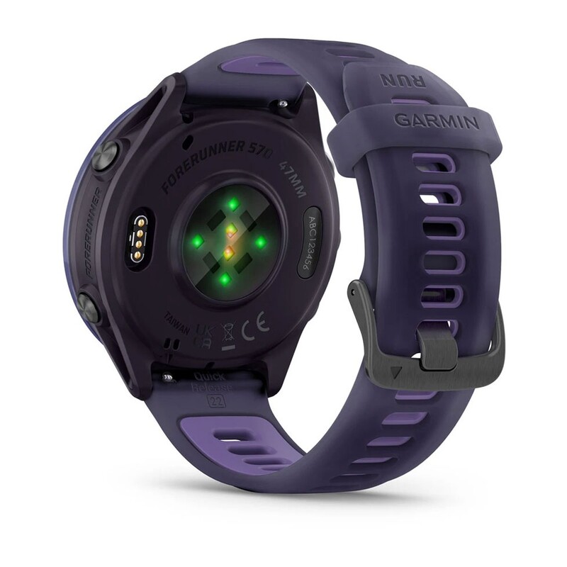 Смарт-часы Garmin Forerunner 570 47mm Indigo Aluminium with Translucent Imperial Purple/Indigo Band (010-02971-02)