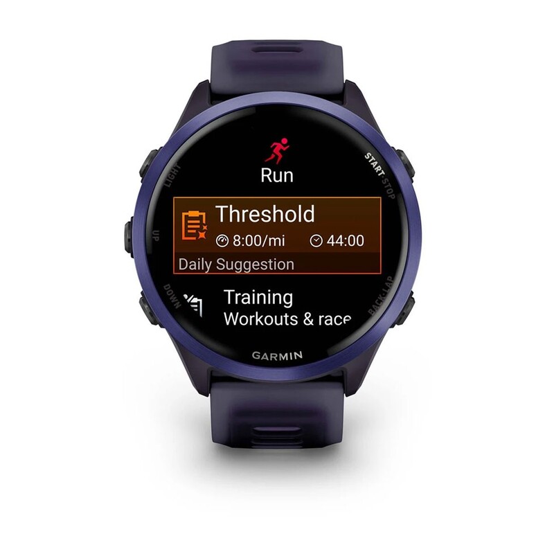 Смарт-часы Garmin Forerunner 570 47mm Indigo Aluminium with Translucent Imperial Purple/Indigo Band (010-02971-02)