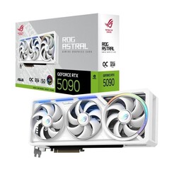 Відеокарта GF RTX 5090 32GB GDDR7 ROG Astral White OC Asus (ROG-ASTRAL-RTX5090-O32G-WHITE)