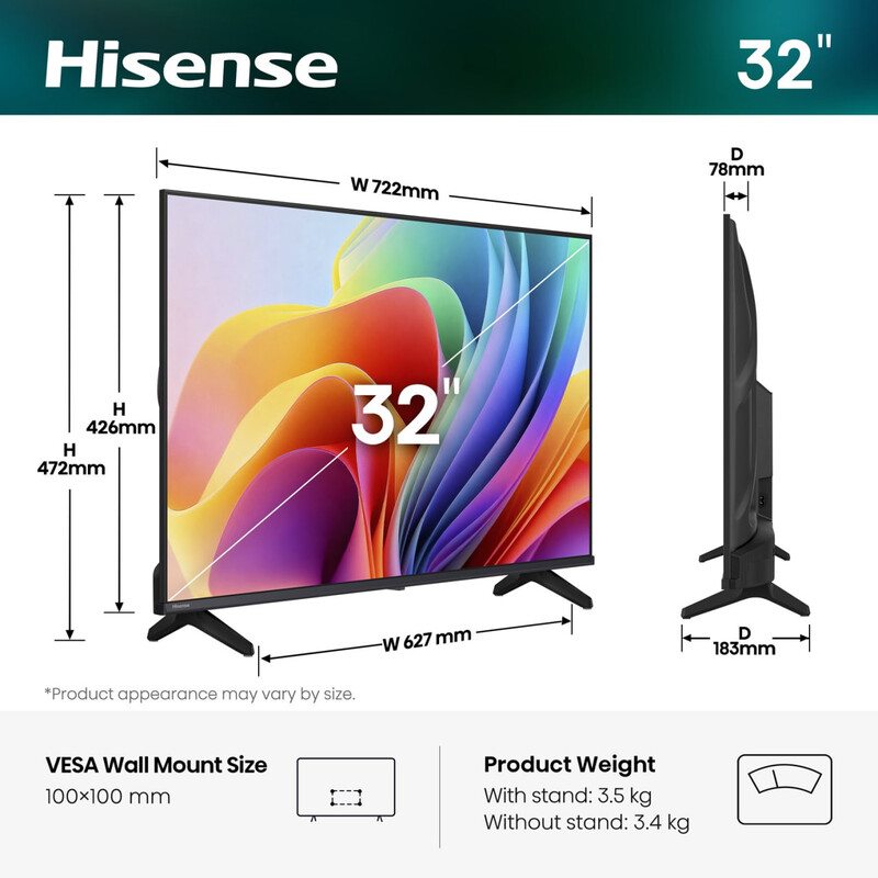 Телевизор Hisense 32A4S