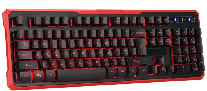 Клавиатура Marvo K629G Multi-LED Black/Red USB