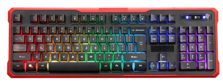 Клавиатура Marvo K629G Multi-LED Black/Red USB