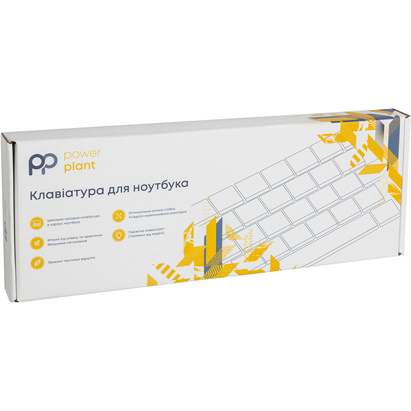 Клавіатура PowerPlant для ноутбука IBM/Lenovo B570, B590, V570 чорний, чорний фрейм (KB311538)