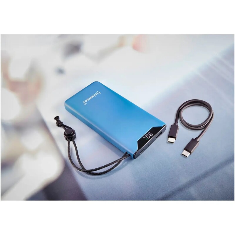 Универсальная мобильная батарея Intenso F10000 10000mAh, 20W, Blue (7332035)