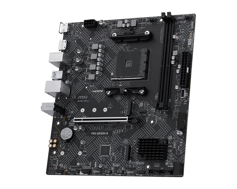 Материнська плата MSI Pro B550M-B Socket AM4