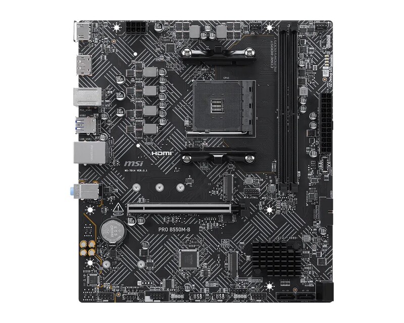Материнська плата MSI Pro B550M-B Socket AM4