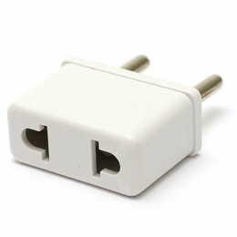 Адаптер PowerPlant US - EU White (DV00DV0023)