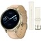 Фото - Смарт-часы Garmin Venu 4 41mm Lunar Gold with Bone Light Sand Leather Band (010-03013-03) | click.ua