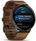Фото - Смарт-часы Garmin Venu 4 45mm Black with Brown Leather Band (010-03014-03) | click.ua