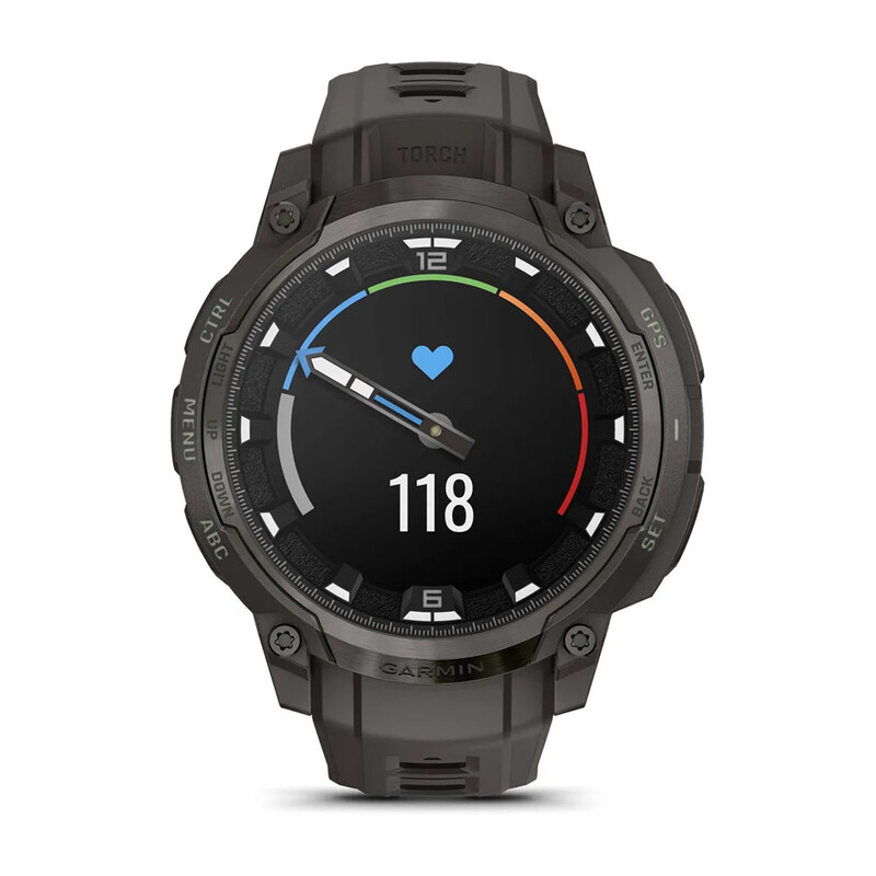 Смарт-часы Garmin Instinct Crossover AMOLED Charcoal Grey with Charcoal Grey Silicone (010-03398-00)