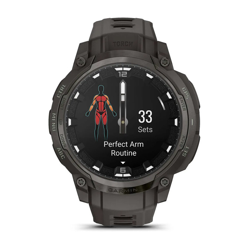 Смарт-часы Garmin Instinct Crossover AMOLED Charcoal Grey with Charcoal Grey Silicone (010-03398-00)
